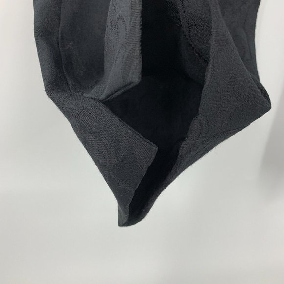 White House Black Market Pants Black Floral Jacquard Slim Ankle - Picture 5 of 9